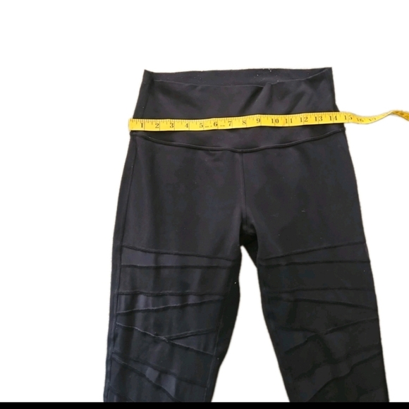 Lululemon Womens Black Under Pant (Hi-Rise) *Tech Mesh 28" 10 - Picture 10 of 12